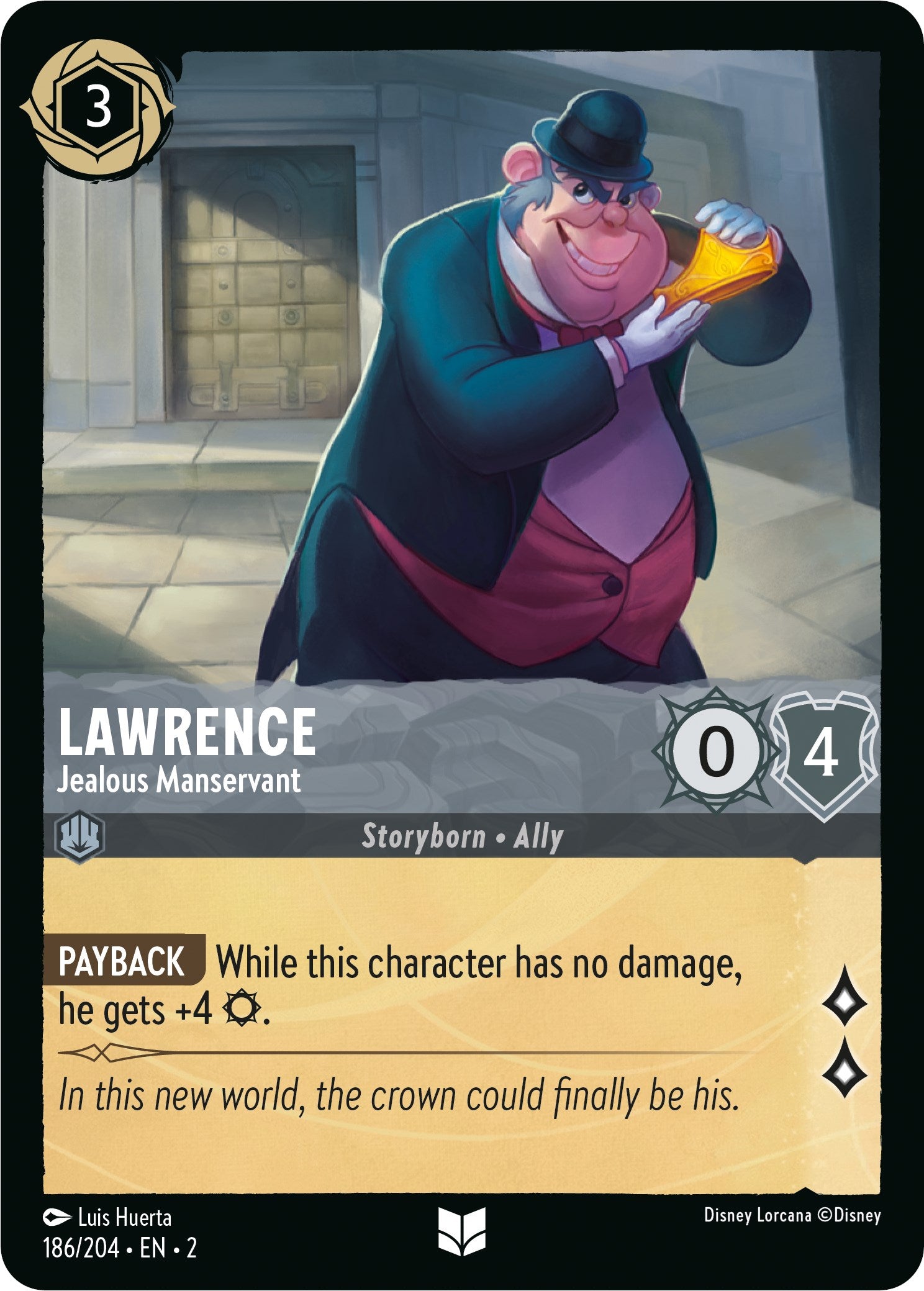 Lawrence - Jealous Manservant (186/204) [Rise of the Floodborn] | Deep Dive Games St. Marys