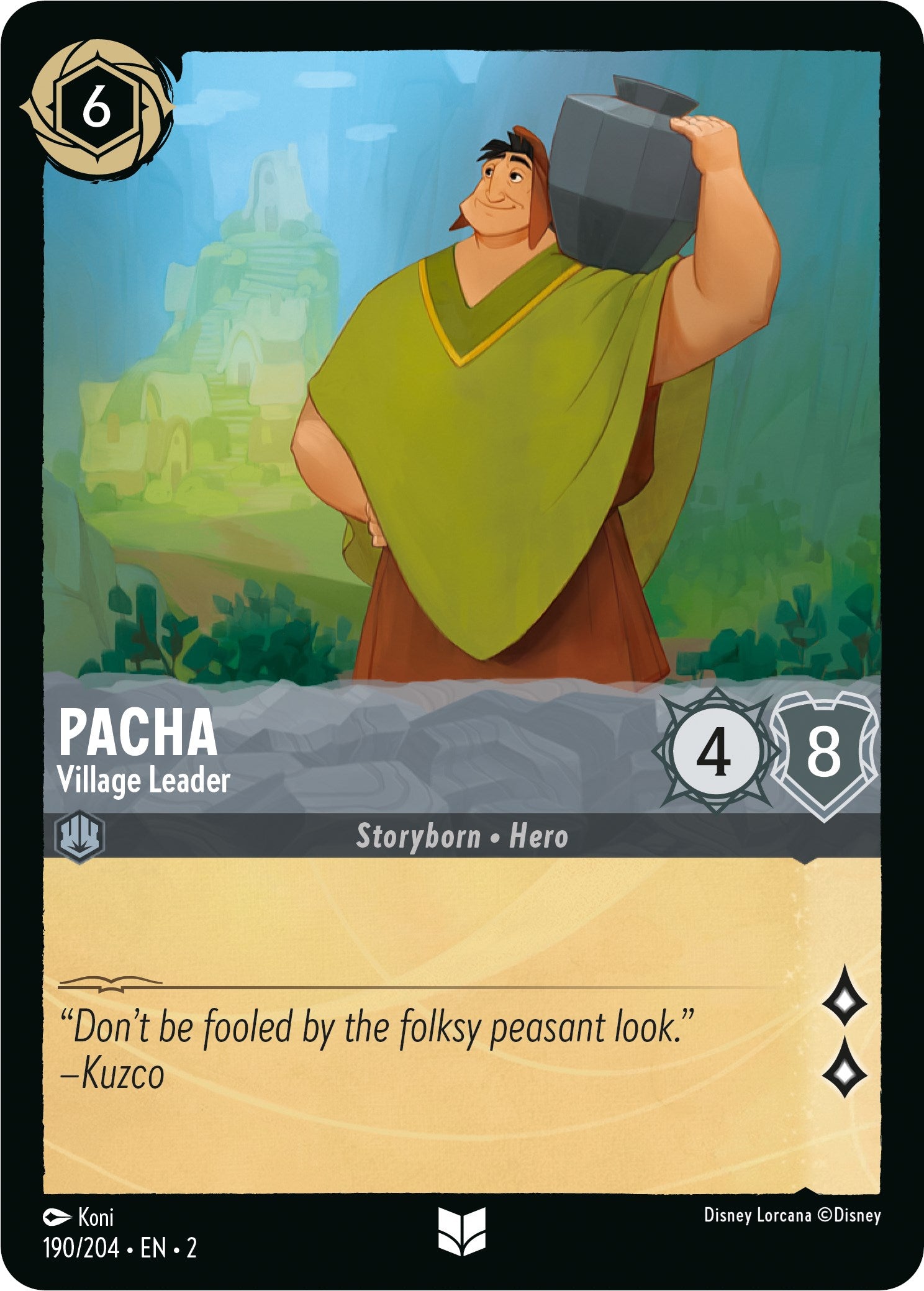 Pacha - Village Leader (190/204) [Rise of the Floodborn] | Deep Dive Games St. Marys