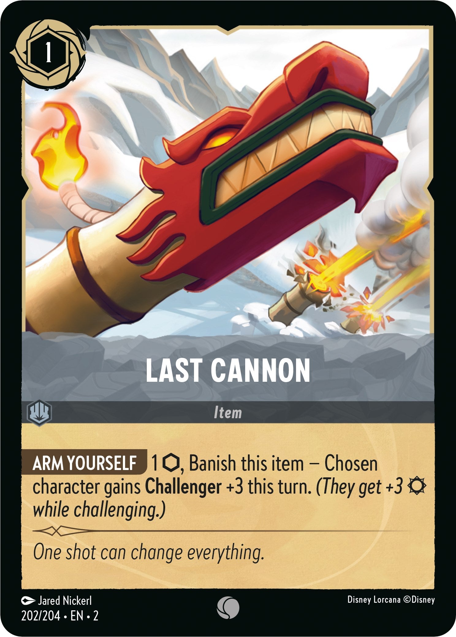 Last Cannon (202/204) [Rise of the Floodborn] | Deep Dive Games St. Marys