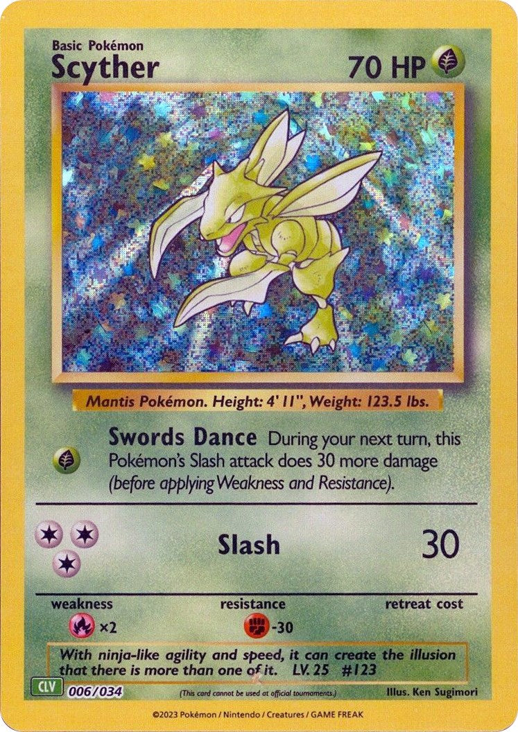 Scyther [Trading Card Game Classic] | Deep Dive Games St. Marys