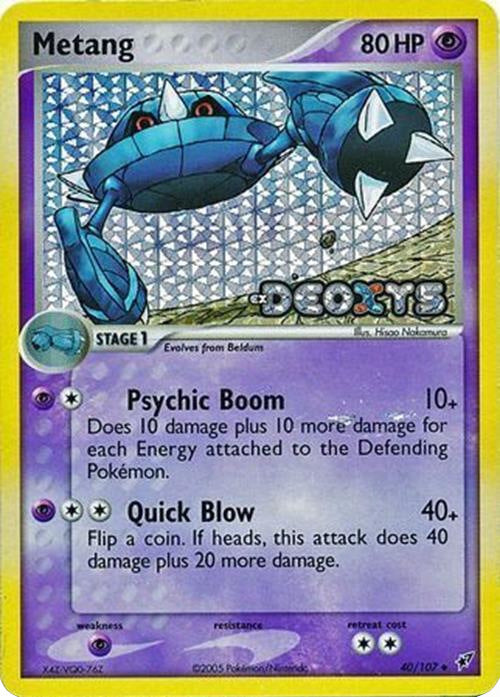 Metang (40/107) (Stamped) [EX: Deoxys] | Deep Dive Games St. Marys