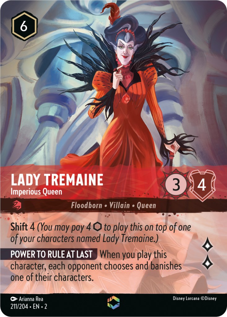 Lady Tremaine - Imperious Queen (Enchanted) (211/204) [Rise of the Floodborn] | Deep Dive Games St. Marys