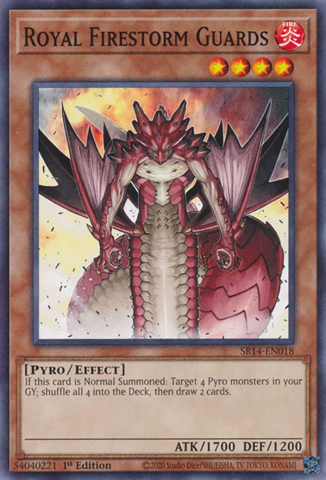 Royal Firestorm Guards [SR14-EN018] Common | Deep Dive Games St. Marys