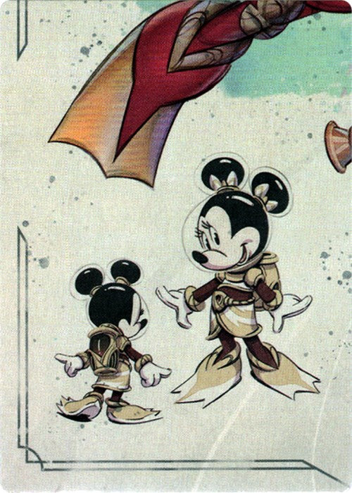 Minnie Mouse - Wide-Eyed Diver Puzzle Insert (Bottom Left) [Rise of the Floodborn] | Deep Dive Games St. Marys