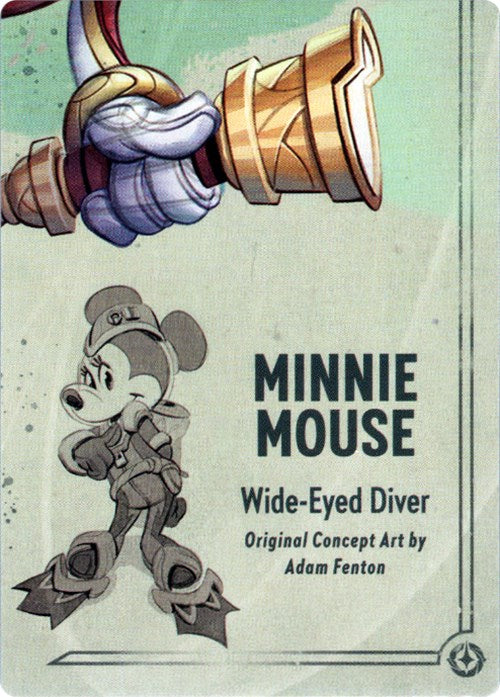 Minnie Mouse - Wide-Eyed Diver Puzzle Insert (Bottom Right) [Rise of the Floodborn] | Deep Dive Games St. Marys