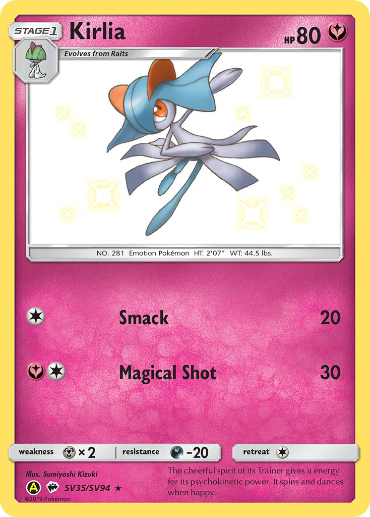 Kirlia (SV35/SV94) [Sun & Moon: Hidden Fates - Shiny Vault] | Deep Dive Games St. Marys
