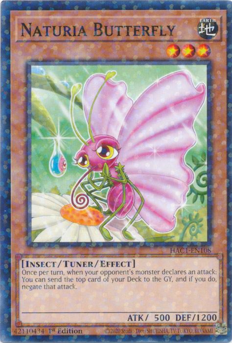 Naturia Butterfly (Duel Terminal) [HAC1-EN108] Common | Deep Dive Games St. Marys