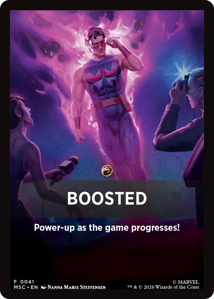 Boosted Theme Card [Marvel Super Heroes Commander] | Deep Dive Games St. Marys