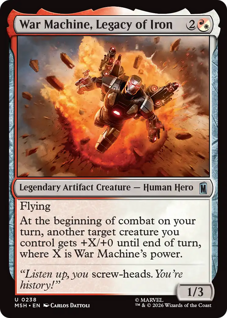 War Machine, Legacy of Iron [Marvel Super Heroes] | Deep Dive Games St. Marys