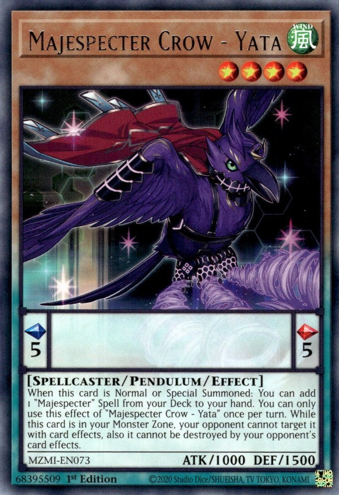 Majespecter Crow - Yata [MZMI-EN073] Rare | Deep Dive Games St. Marys
