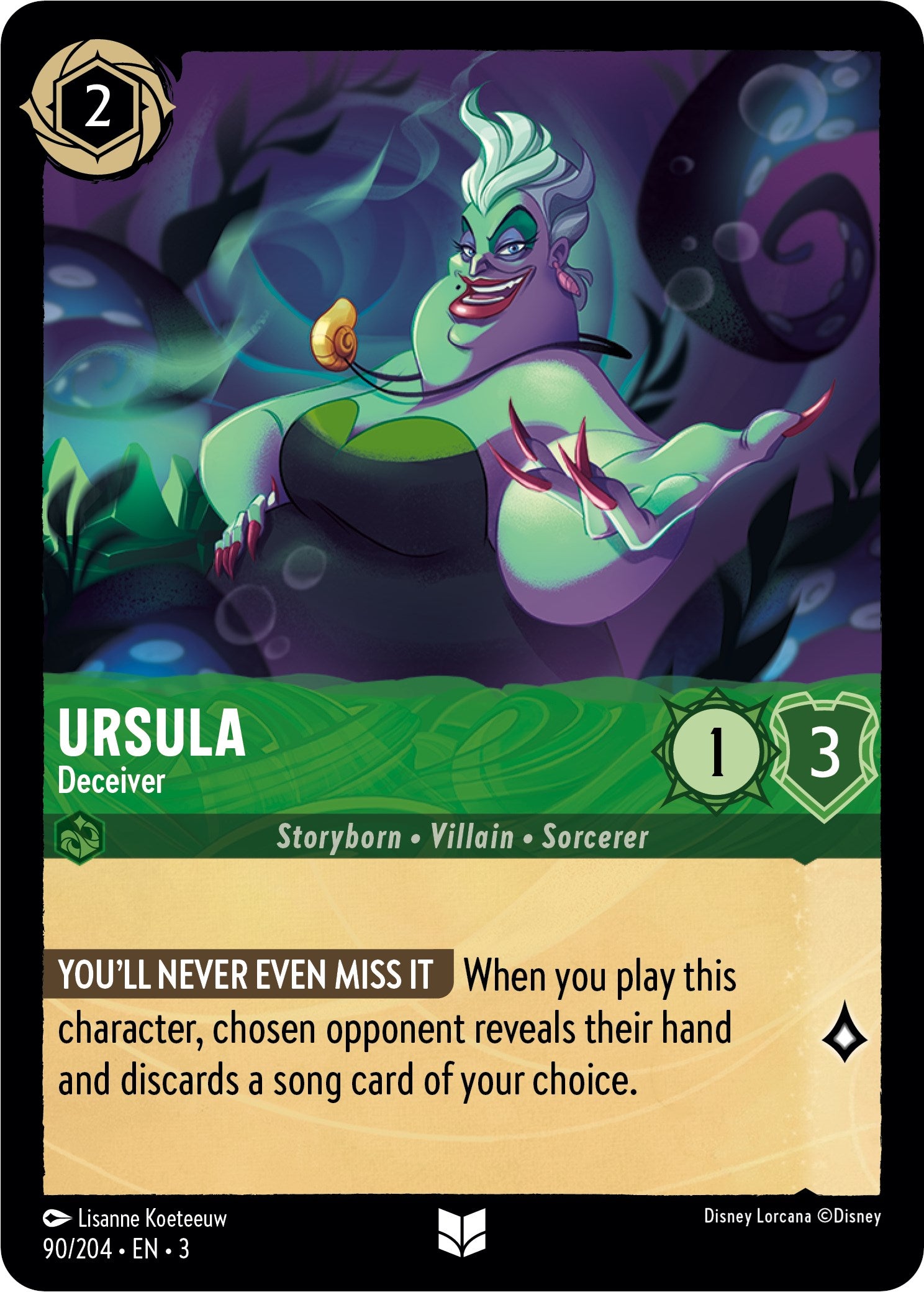 Ursula - Deceiver (90/204) [Into the Inklands] | Deep Dive Games St. Marys