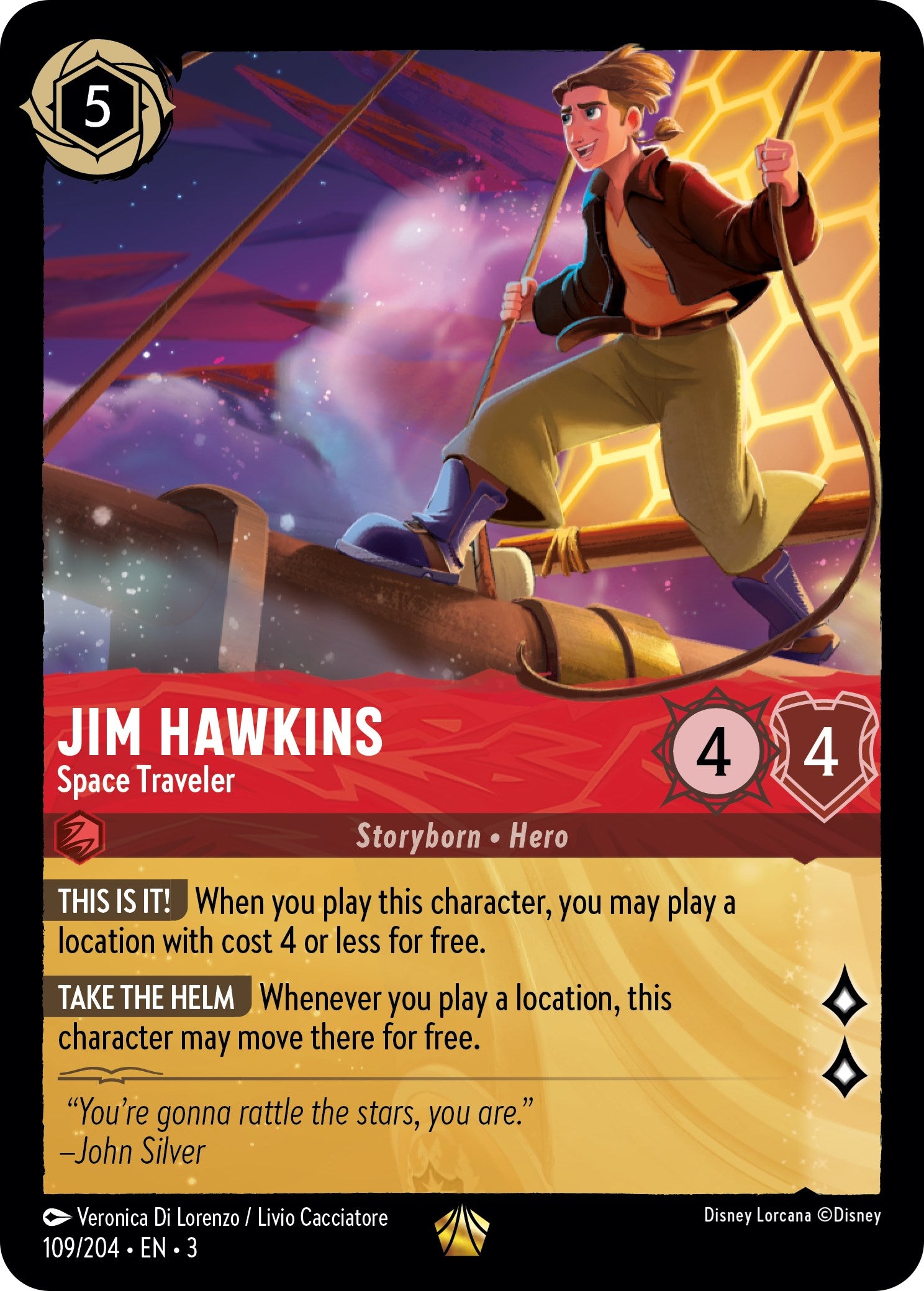 Jim Hawkins - Space Traveler (109/204) [Into the Inklands] | Deep Dive Games St. Marys