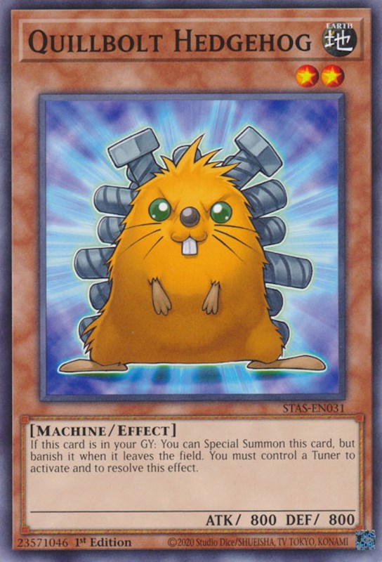 Quillbolt Hedgehog [STAS-EN031] Common | Deep Dive Games St. Marys