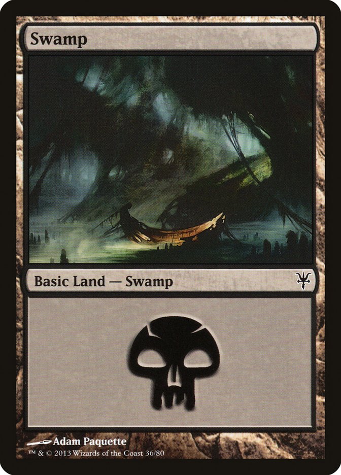 Swamp (36) [Duel Decks: Sorin vs. Tibalt] | Deep Dive Games St. Marys