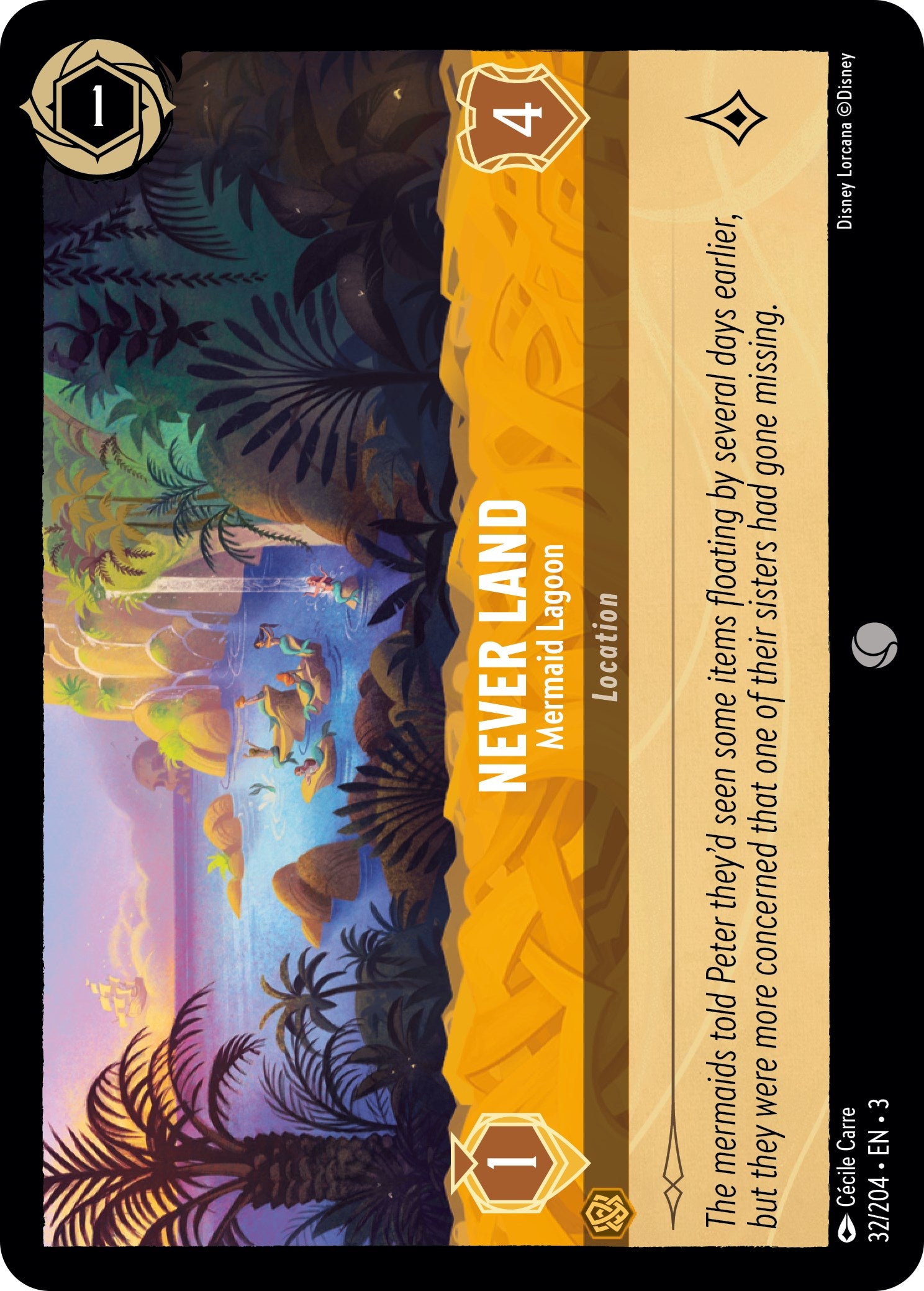 Never Land - Mermaid Lagoon (32/204) [Into the Inklands] | Deep Dive Games St. Marys