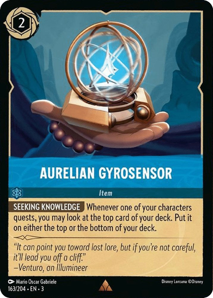Aurelian Gyrosensor (163/204) [Into the Inklands] | Deep Dive Games St. Marys