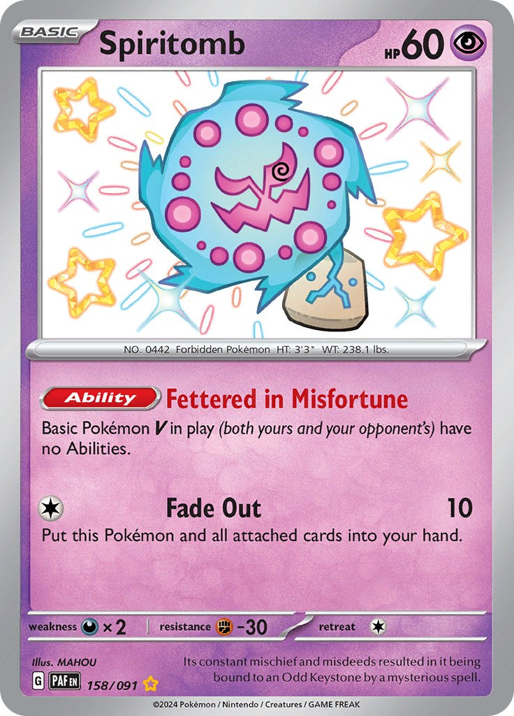 Spiritomb (158/091) [Scarlet & Violet: Paldean Fates] | Deep Dive Games St. Marys