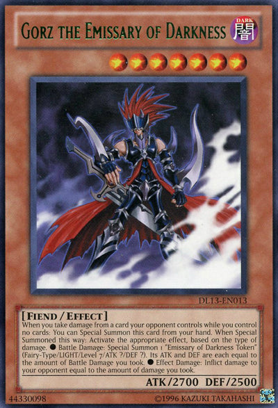 Gorz the Emissary of Darkness (Green) [DL13-EN013] Rare | Deep Dive Games St. Marys