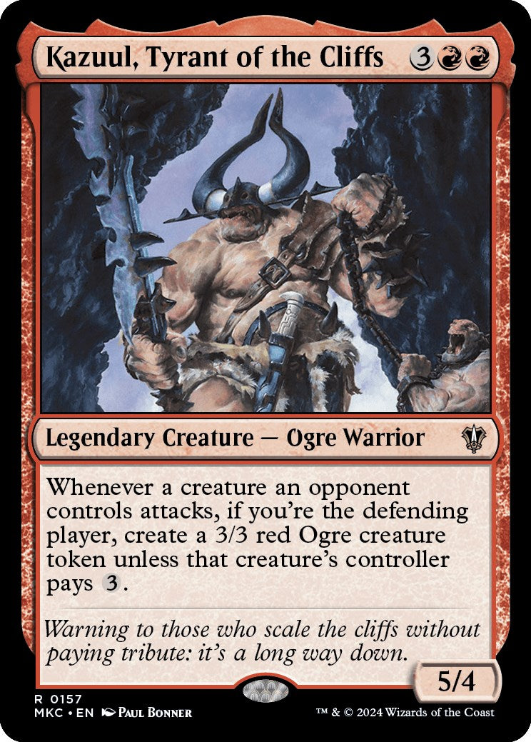 Kazuul, Tyrant of the Cliffs [Murders at Karlov Manor Commander] | Deep Dive Games St. Marys