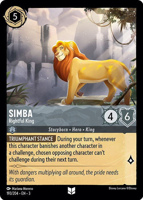 Simba - Rightful King (193/204) [Into the Inklands] | Deep Dive Games St. Marys