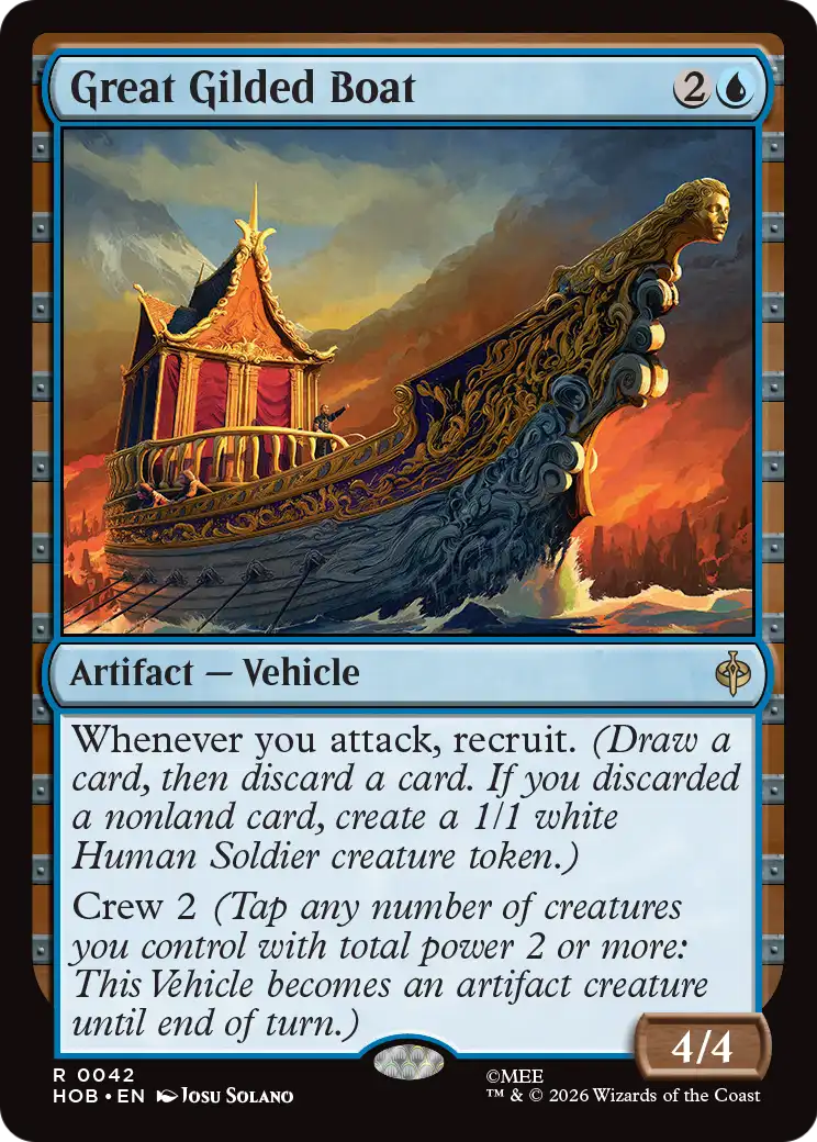 Great Gilded Boat [The Hobbit] | Deep Dive Games St. Marys