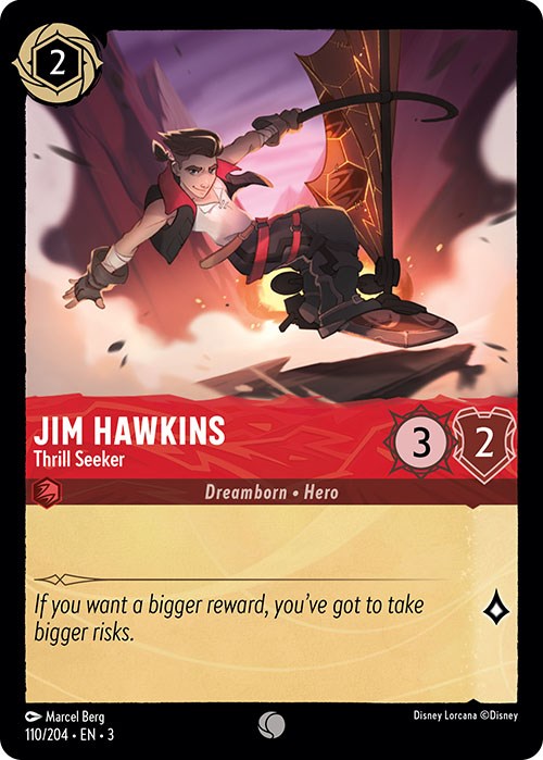 Jim Hawkins - Thrill Seeker (110/204) [Into the Inklands] | Deep Dive Games St. Marys