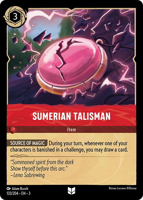 Sumerian Talisman (133/204) [Into the Inklands] | Deep Dive Games St. Marys