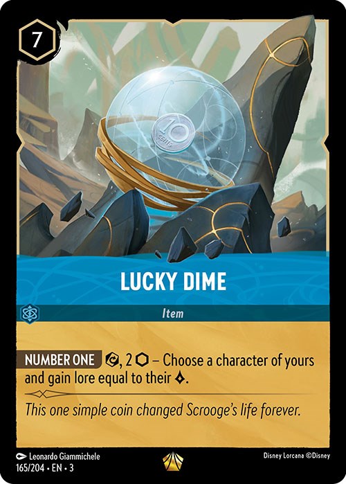 Lucky Dime (165/204) [Into the Inklands] | Deep Dive Games St. Marys