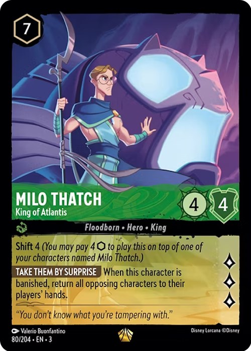 Milo Thatch - King of Atlantis (80/204) [Into the Inklands] | Deep Dive Games St. Marys