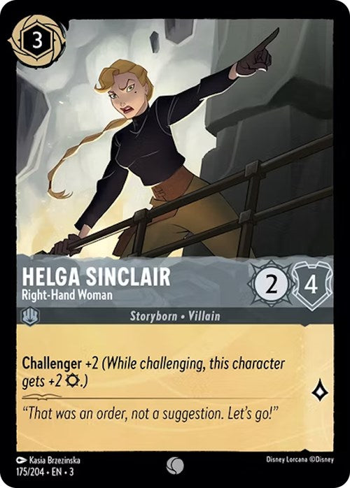 Helga Sinclair - Right-Hand Woman (175/204) [Into the Inklands] | Deep Dive Games St. Marys