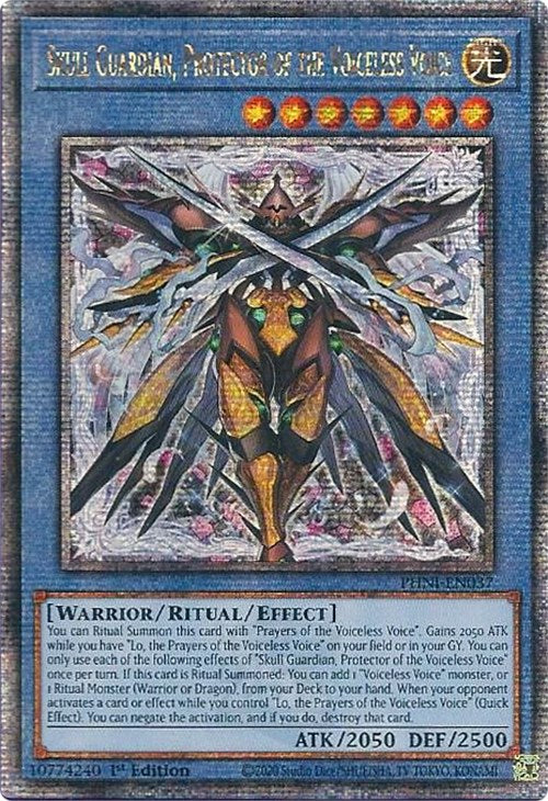 Skull Guardian, Protector of the Voiceless Voice [PHNI-EN037] Quarter Century Secret Rare | Deep Dive Games St. Marys