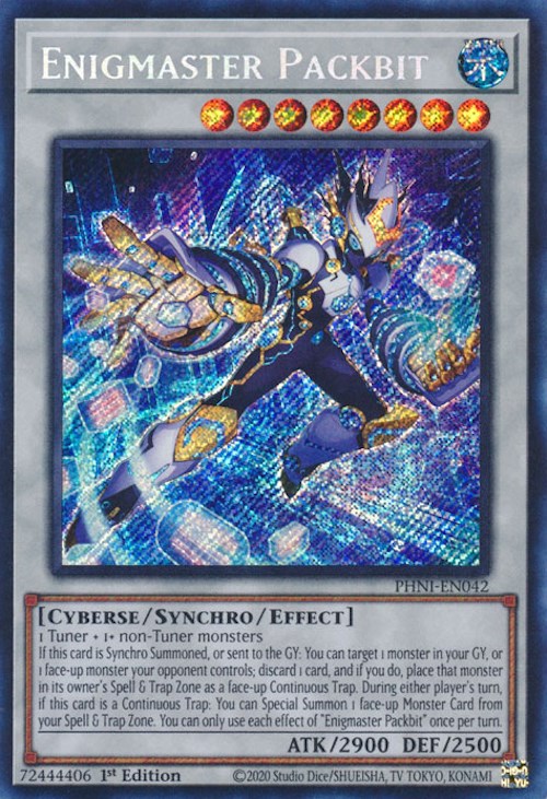 Enigmaster Packbit [PHNI-EN042] Secret Rare | Deep Dive Games St. Marys