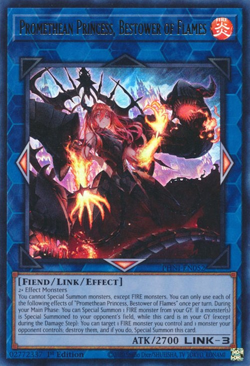 Promethean Princess, Bestower of Flames [PHNI-EN052] Ultra Rare | Deep Dive Games St. Marys