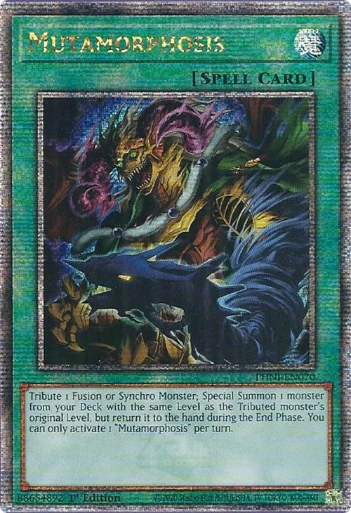 Mutamorphosis [PHNI-EN070] Quarter Century Secret Rare | Deep Dive Games St. Marys