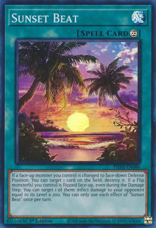 Sunset Beat [PHNI-EN086] Super Rare | Deep Dive Games St. Marys