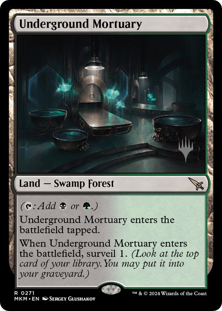 Underground Mortuary (Promo Pack) [Murders at Karlov Manor Promos] | Deep Dive Games St. Marys
