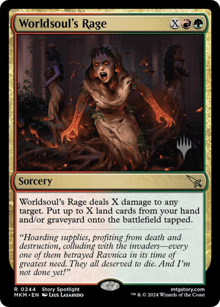 Worldsoul's Rage (Promo Pack) [Murders at Karlov Manor Promos] | Deep Dive Games St. Marys