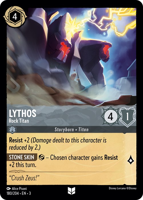 Lythos - Rock Titan (180/204) [Into the Inklands] | Deep Dive Games St. Marys