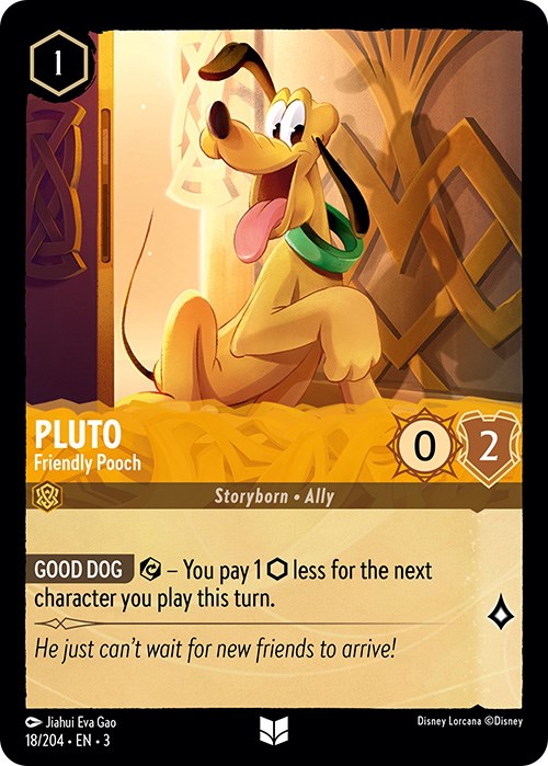 Pluto - Friendly Pooch (18/204) [Into the Inklands] | Deep Dive Games St. Marys