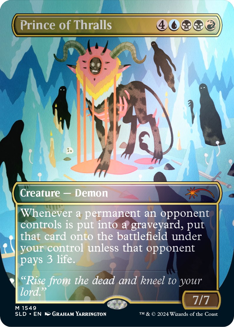 Prince of Thralls (Rainbow Foil) [Secret Lair Drop Series] | Deep Dive Games St. Marys