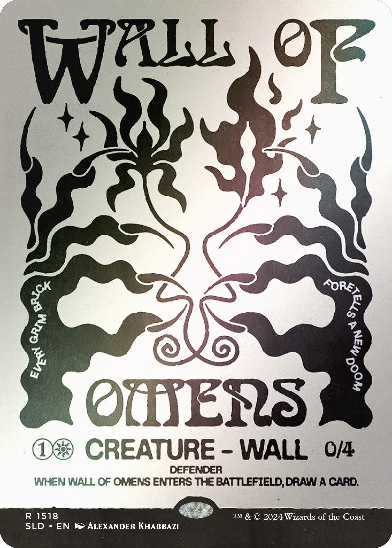Wall of Omens (Rainbow Foil) [Secret Lair Drop Series] | Deep Dive Games St. Marys