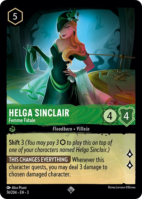 Helga Sinclair - Femme Fatale (74/204) [Into the Inklands] | Deep Dive Games St. Marys