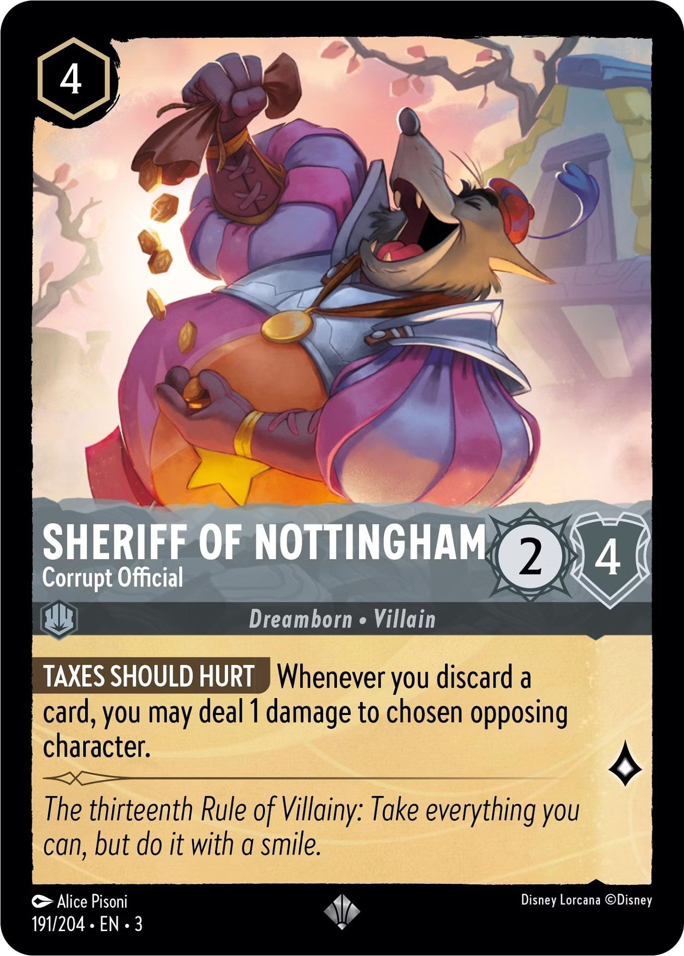 Sheriff of Nottingham - Corrupt Official (191/204) [Into the Inklands] | Deep Dive Games St. Marys