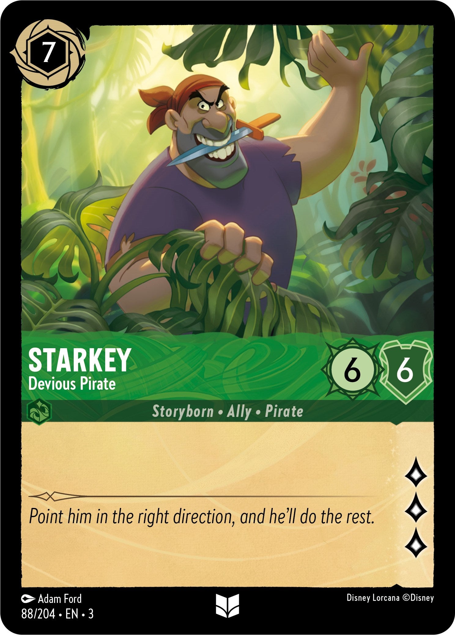 Starkey - Devious Pirate (88/204) [Into the Inklands] | Deep Dive Games St. Marys