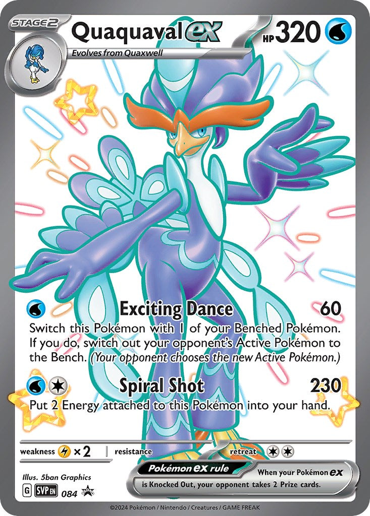 Quaquaval ex (084) (Jumbo Card) [Scarlet & Violet: Black Star Promos] | Deep Dive Games St. Marys