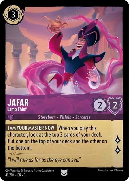 Jafar - Lamp Thief (41/204) [Into the Inklands] | Deep Dive Games St. Marys