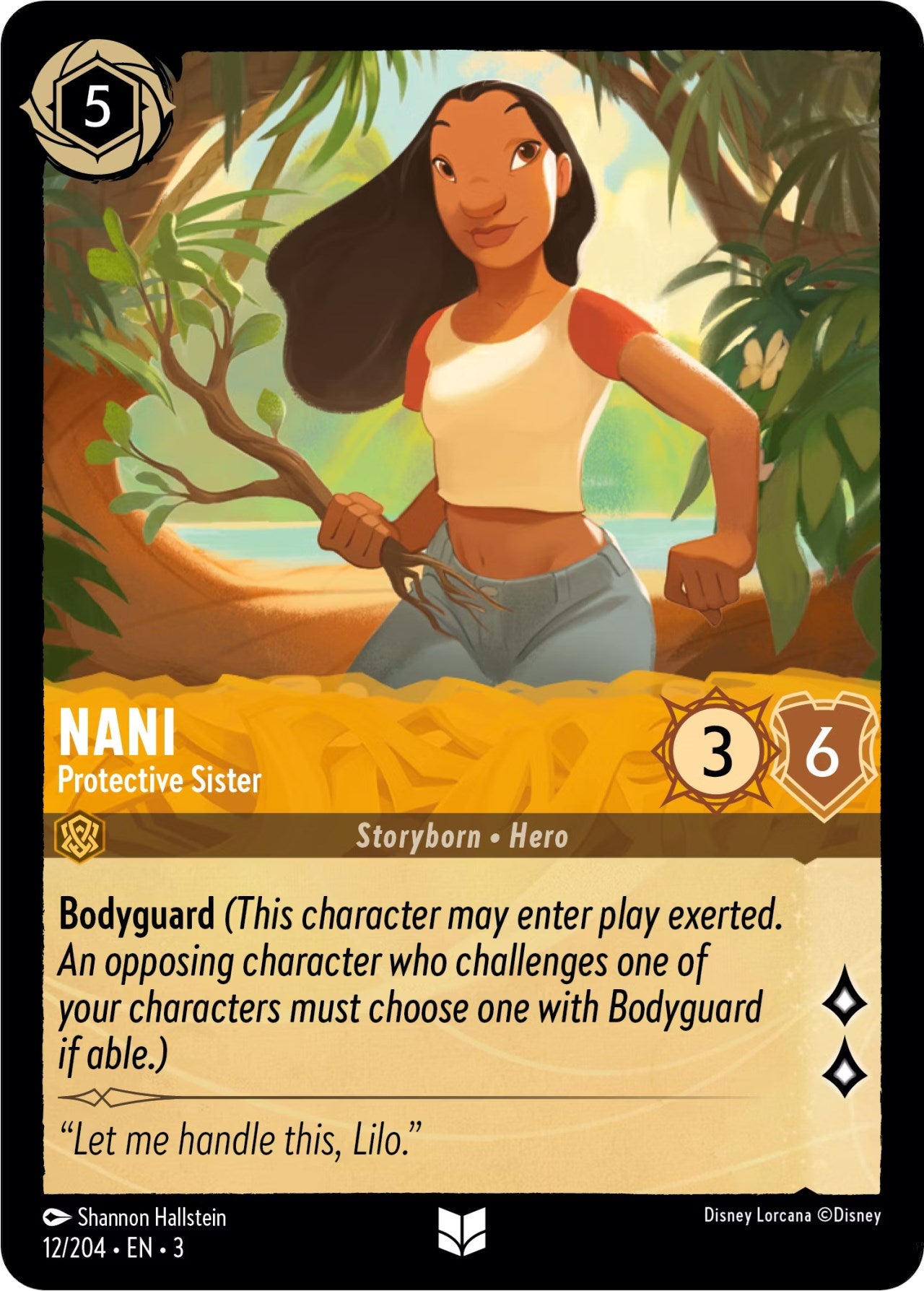 Nani - Protective Sister (12/204) [Into the Inklands] | Deep Dive Games St. Marys