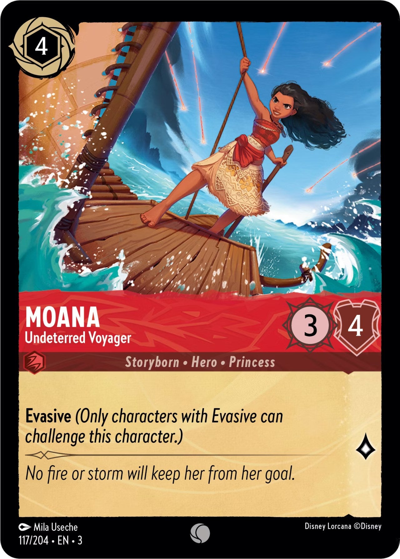 Moana - Undeterred Voyager (117/204) [Into the Inklands] | Deep Dive Games St. Marys