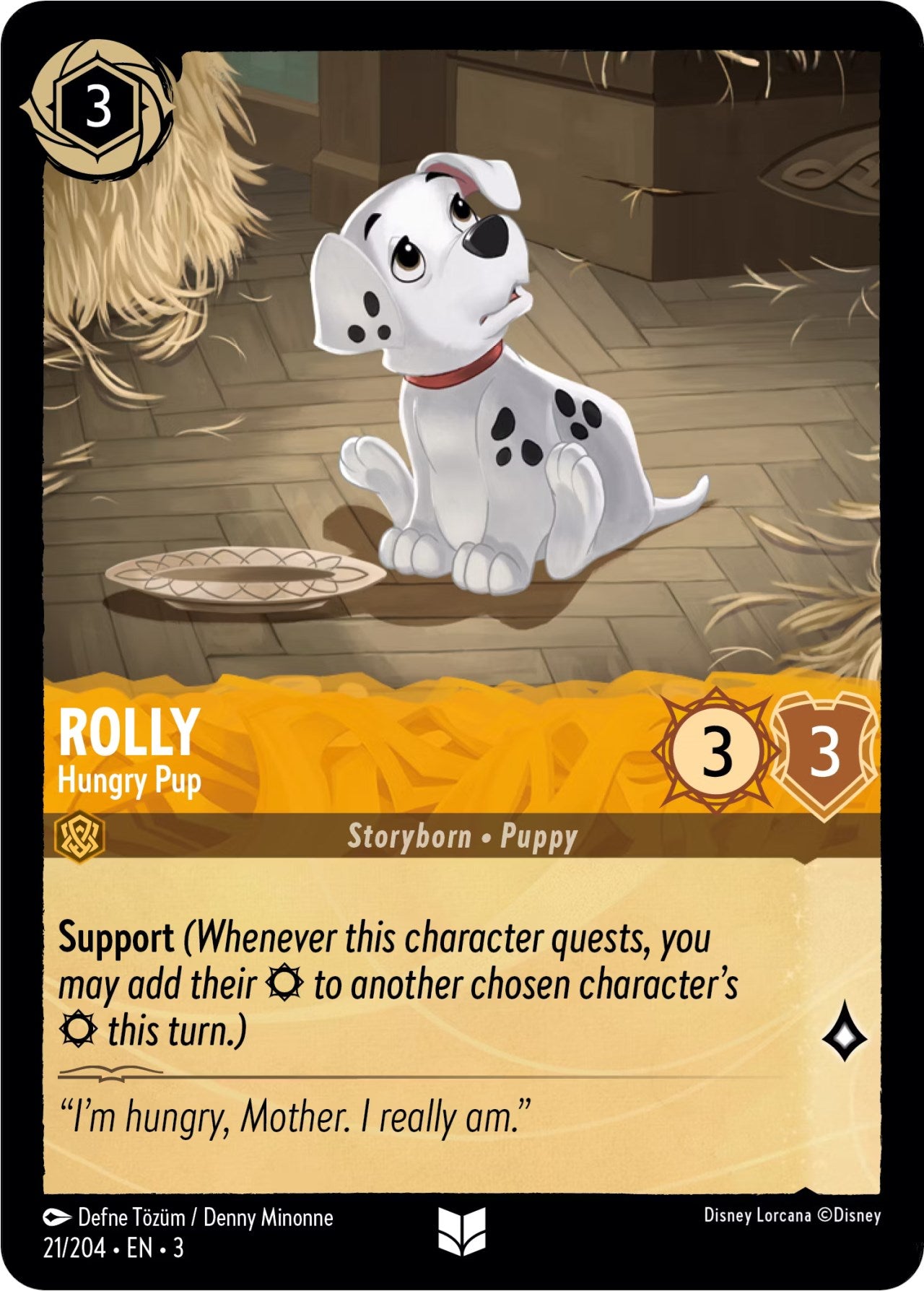 Rolly - Hungry Pup (21/204) [Into the Inklands] | Deep Dive Games St. Marys