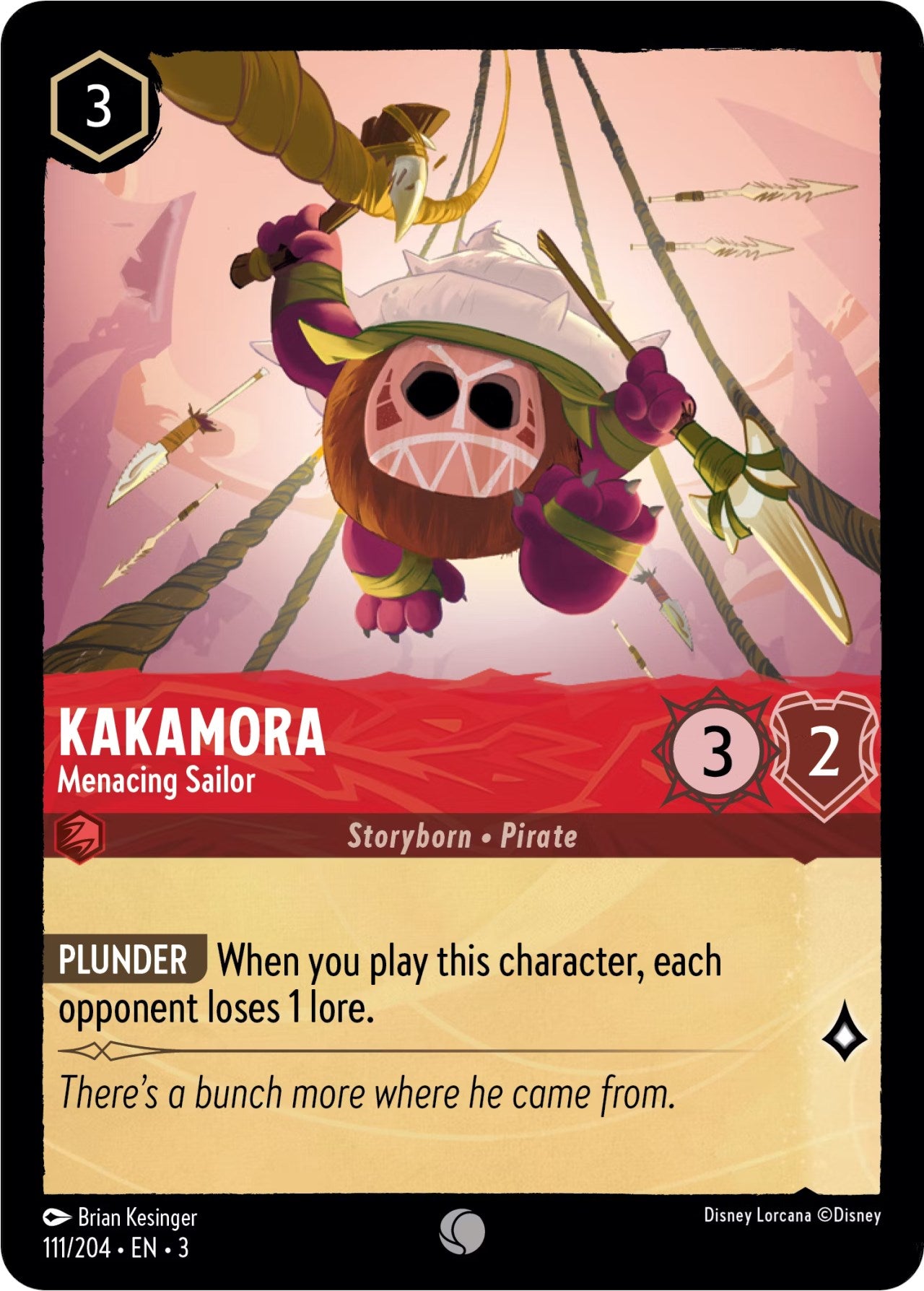 Kakamora - Menacing Sailor (111/204) [Into the Inklands] | Deep Dive Games St. Marys